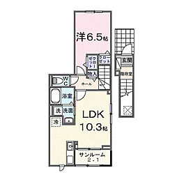 セレーノ 1LDKの間取図画像