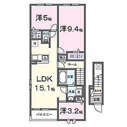 レジデンス・アスナロ 3LDKの間取図画像