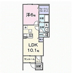 Regaleira レガレイラ 1LDKの間取図画像