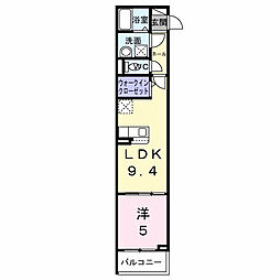 巽西3丁目アパート(028556001) 1LDKの間取図画像