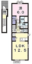 マーベラスレジデンス 1LDKの間取図画像