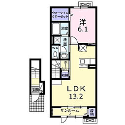 ルミナ 1LDKの間取図画像