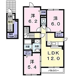 メゾン・スクエア 3LDKの間取図画像