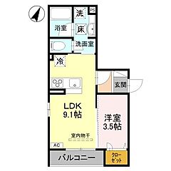 物件の間取り
