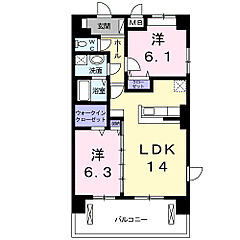 物件の間取り