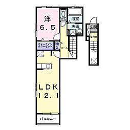 リテラ・テラス 1LDKの間取図画像