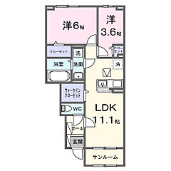 物件の間取り