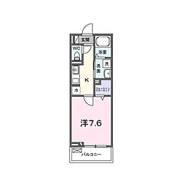 ニフティ レジデンス 1Kの間取図画像