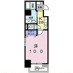 ワンダフルパレスＮＩ 2階1Kの間取り