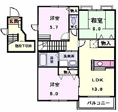 物件の間取り