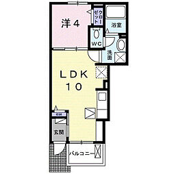 ジェントリー・ユー 1LDKの間取図画像