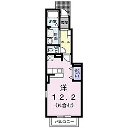 シームリーレジデンス ワンルームの間取図画像