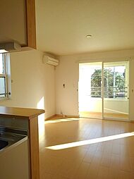 ジェルメ　ライムＡ 205 2階1LDKのリビング/ダイニング