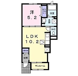 間取図画像 1LDK
