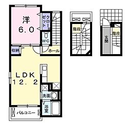 リッジモンド 1LDKの間取図画像