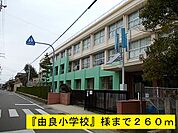 【小学校】由良小学校まで260ｍ