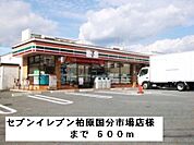 【コンビニエンスストア】セブンイレブン柏原国分市場店様まで600ｍ
