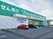 【ドラッグストア】エバグリーン紀三井寺店様まで1000ｍ