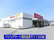 【スーパー】ベイシアマート羽生店まで1100ｍ