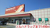 【ドラッグストア】ツルハドラッグまで1490ｍ