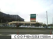 【スーパー】ＣＯＯＰ桜ヶ丘店まで500ｍ
