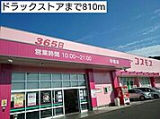 【ドラッグストア】ドラックストアまで810ｍ