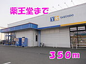 【ドラッグストア】薬王堂まで350ｍ