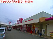 【スーパー】マックスバリュ水足店まで1100ｍ