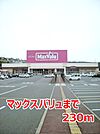 【スーパー】マックスバリュまで230ｍ