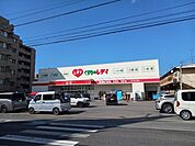 【ドラッグストア】くすりのレデイ道後緑台店様まで800ｍ