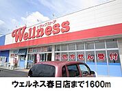 【ドラッグストア】ウェルネス 春日店まで1600ｍ