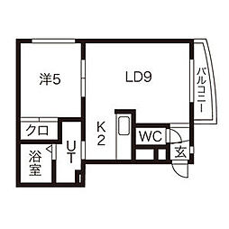 間取図画像 1LDK