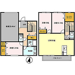 間取図画像 3LDK