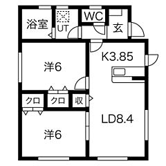 物件の間取り