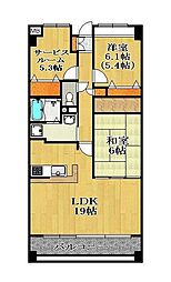 ARDERHILLS 3LDKの間取図画像