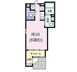 間取図画像 ワンルーム