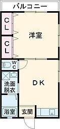 間取図画像 1DK