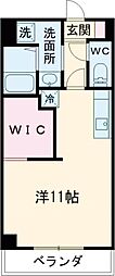 ルメルシエ ワンルームの間取図画像