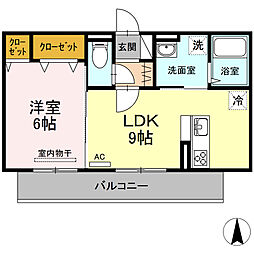間取図画像 1LDK