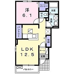 間取図画像 1LDK