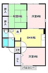 間取図画像 3DK