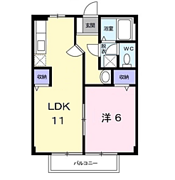 間取図画像 1LDK