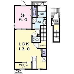 グランコート7 1LDKの間取図画像