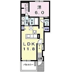 間取図画像 1LDK