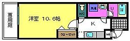 フジパレス　リベーラ今福 1階1Kの間取り