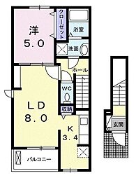 間取図画像 1LDK