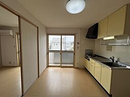 プランドール　安岡　A棟 A202 2階2DKのリビング/ダイニング