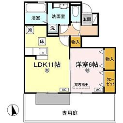 メゾン・プルミエ 1LDKの間取図画像