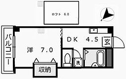 間取図画像 1DK