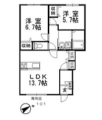 物件の間取り
